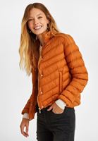 Bayan Turuncu Kısa Şişme Mont