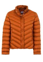 Bayan Turuncu Kısa Şişme Mont