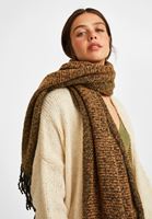 Bayan Yeşil Uzun Kalın Şal