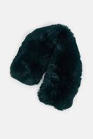 Bayan Yeşil Suni Kürk Kısa Boyunluk