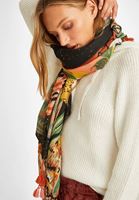 Bayan Çok Renkli Karışık Desenli Şal 