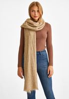 Bayan Krem Uzun Şal