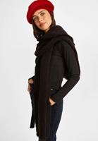 Bayan Siyah Uzun Şal