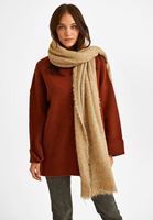 Bayan Kahverengi Uzun Şal