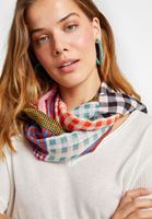 Bayan Pembe Desenli Şal