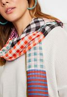 Bayan Pembe Desenli Şal