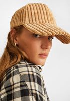 Bayan Krem Dokulu Şapka