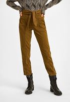 Bayan Yeşil Beli Bağlamalı Yüksek Bel Pantolon