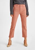 Bayan Pembe Yüksek Bel Slim Pantolon