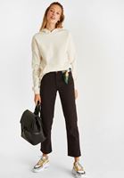 Bayan Siyah Yüksek Bel Slim Pantolon