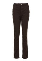 Bayan Siyah Yüksek Bel Slim Pantolon