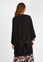 Bayan Siyah Yarasa Kol Triko Hırka