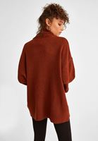 Bayan Kiremit Uzun Triko Kazak