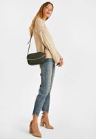 Bayan Krem Bisiklet Yaka Triko Kazak