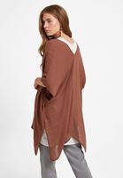 Bayan Kahverengi Doğal Görünümlü Kimono