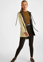 Bayan Siyah Yüksek Bel Sloganlı Tayt