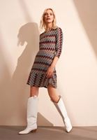 Bayan Çok Renkli Desenli Kısa Elbise