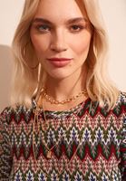 Bayan Çok Renkli Desenli Kısa Elbise