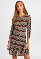 Bayan Çok Renkli Desenli Kısa Elbise