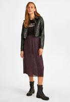 Bayan Çok Renkli Piliseli Midi Boy Etek