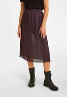 Bayan Çok Renkli Piliseli Midi Boy Etek