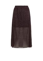 Bayan Çok Renkli Piliseli Midi Boy Etek