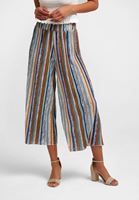 Bayan Çok Renkli Desenli Culotte Pantolon