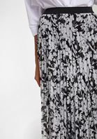 Bayan Çok Renkli Beli Lastikli Midi Boy Etek