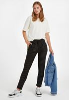 Bayan Siyah Çizgi Detaylı Jogger Pantolon 