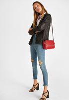 Bayan Siyah Cep Detaylı Yağmurluk