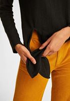 Bayan Siyah Yandan Bağlama Detaylı Bluz