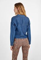 Bayan Mavi Denim Gömlek