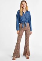 Bayan Mavi Denim Gömlek