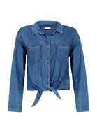 Bayan Mavi Denim Gömlek