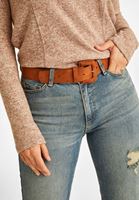 Bayan Kahverengi Tokalı Kemer