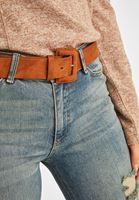 Bayan Kahverengi Tokalı Kemer