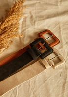 Bayan Siyah Tokalı Kemer