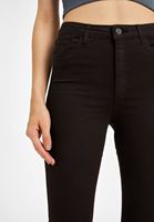 Bayan Siyah Yüksek Bel Pantolon ( TENCEL™ )