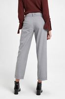 Bayan Gri Kemerli Bol Paça Pantolon