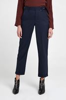 Bayan Lacivert Kemerli Bol Paça Pantolon