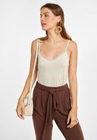 Bayan Krem Dantel Detaylı Atlet