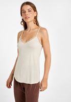 Bayan Krem Dantel Detaylı Atlet