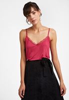 Bayan Pembe Dantel Detaylı Atlet