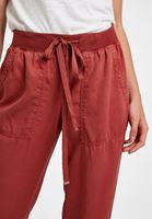 Bayan Kiremit Beli Lastik Detaylı Jogger Pantolon ( TENCEL™ )