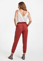 Bayan Kiremit Beli Lastik Detaylı Jogger Pantolon ( TENCEL™ )