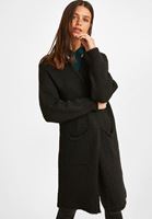 Bayan Siyah Cepli Bol Hırka