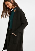 Bayan Siyah Cepli Bol Hırka