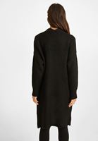 Bayan Siyah Cepli Bol Hırka