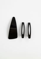 Bayan Gümüş 3'lü Saç Tokası Seti