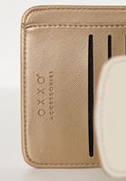 Bayan Krem Püskül Uçlu Kapaklı Cüzdan